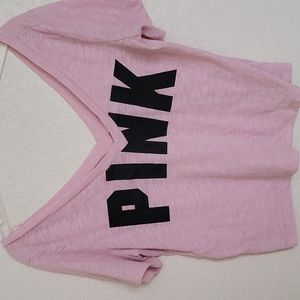 Victorias Secret PINK V Neck T shirt
